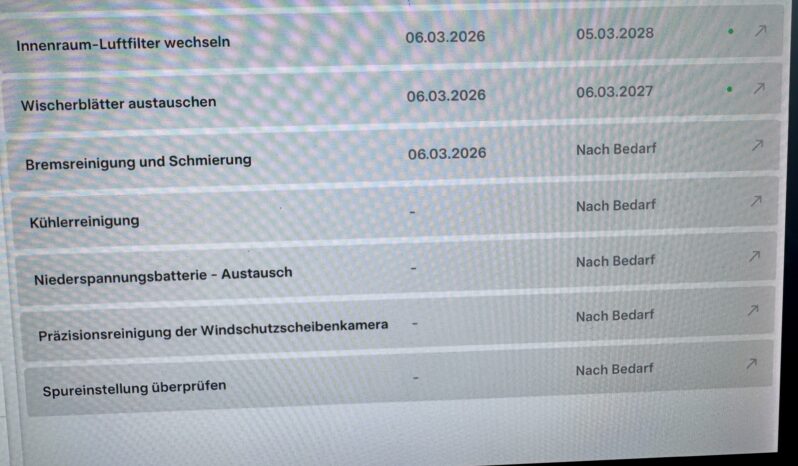 Tesla Model Y Long Range Dual AWD Schwarz Steuer voll