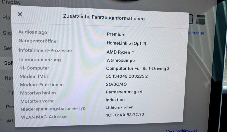 TESLA Model Y Performance Dual AWD All Black Steuer 21 Zoll voll
